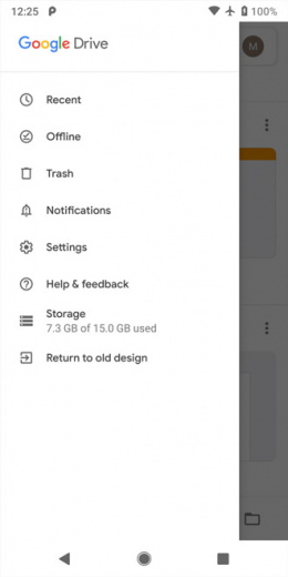 Google Drive Material Theme