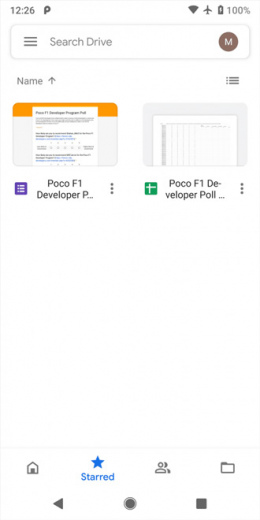 Google Drive Material Theme