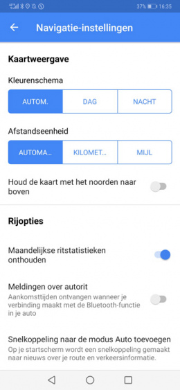 Google Maps kaartweergave