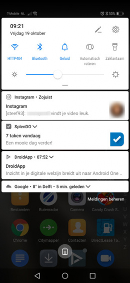 Instagram notificaties