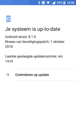 Nokia 6 beveiligingsupdate oktober 2018