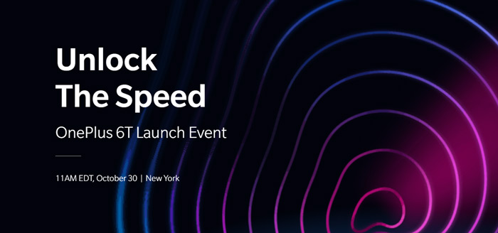 OnePlus 6T aankondiging header