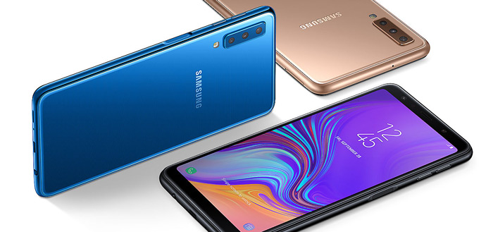 slijm agenda Vooraf Samsung Galaxy A7 (2018) te koop: drie camera's, scherpe prijs