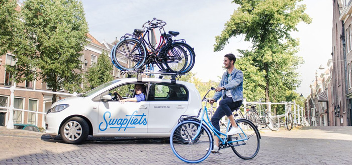 Swapfiets app: nooit meer je band plakken en andere reparaties aan je fiets