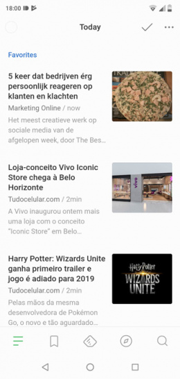 Feedly app