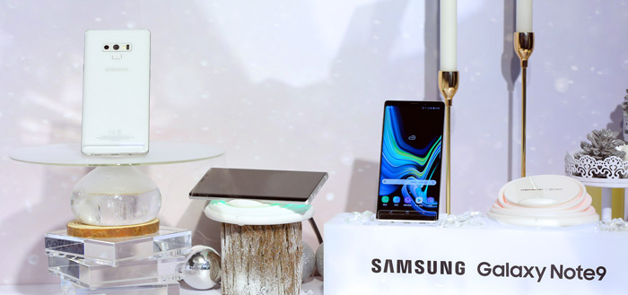 Samsung presenteert Galaxy Note 9 in het wit