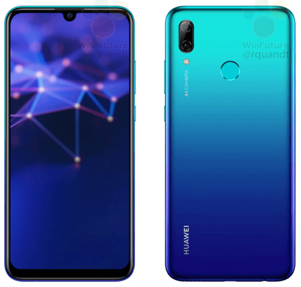 Huawei P Smart 2019 aurora blue