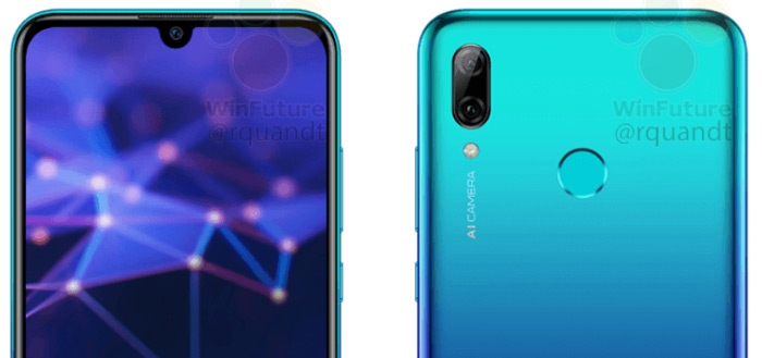 Huawei P Smart (2019) volledig uitgelekt: zo ziet het toestel eruit