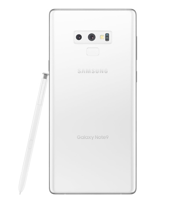 Samsung Galaxy Note 9 white