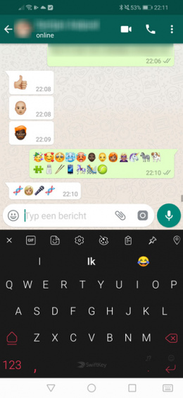 WhatsApp blokkade