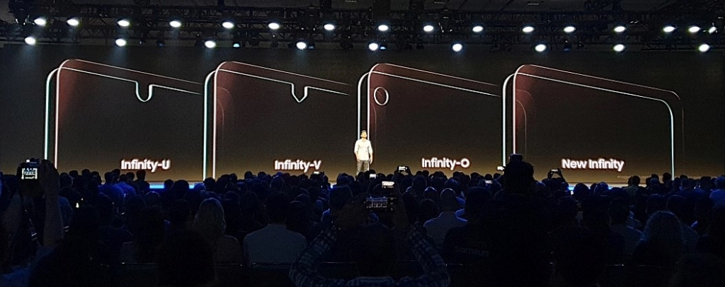 Samsung infinity schermen met notch