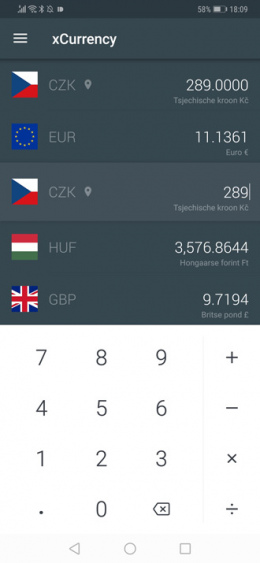 xCurrency app