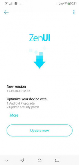Asus Zenfone 5 android pie