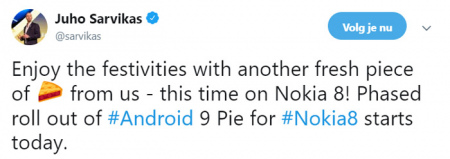 Nokia 8 Android Pie