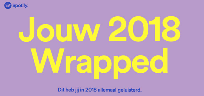 Spotify Wrapped 2018 header