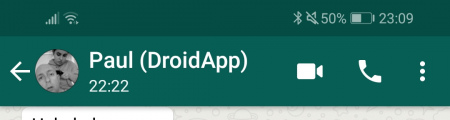 WhatsApp tijdweergave