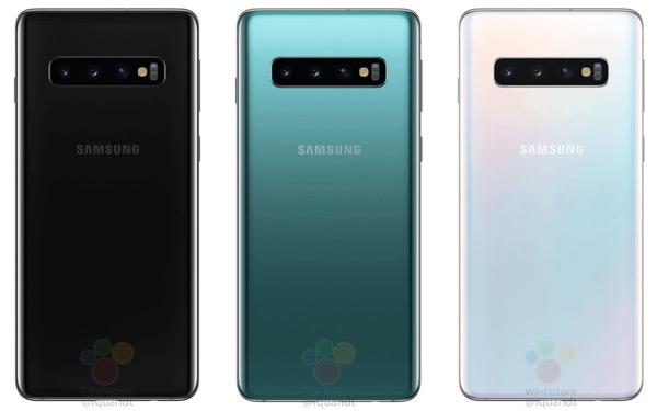 Samsung Galaxy S10 achterkant