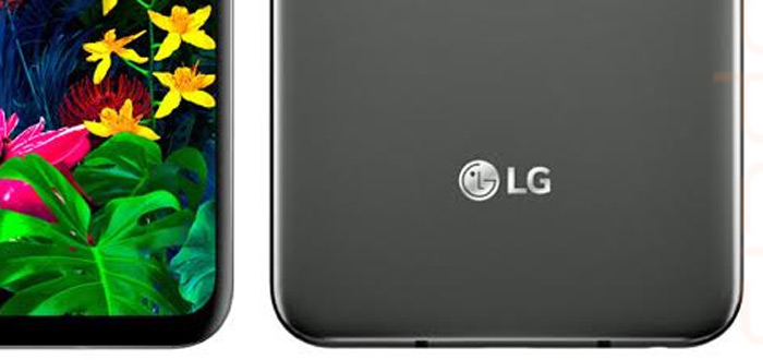 LG G8 f header