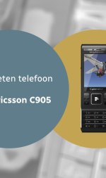 Sony Ericsson C905 vergeten header
