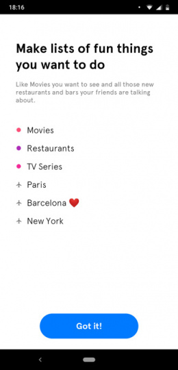 Soon bucketlist app