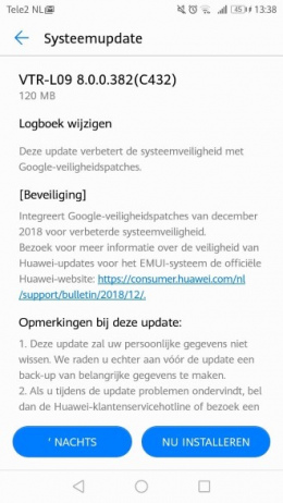 Huawei P10 patch december