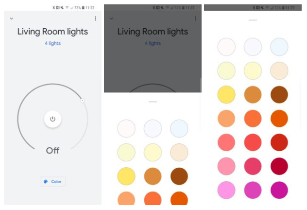 laten vallen Immigratie voor de helft Google Home-app laat je nu kleur van slimme lampen aanpassen