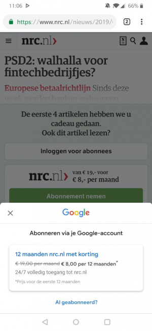 nrc google abonnement