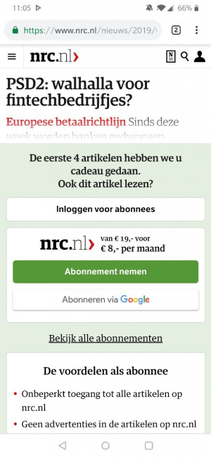 nrc google abonnement