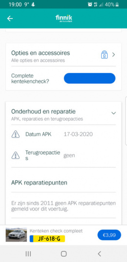 Finnik kenteken-app