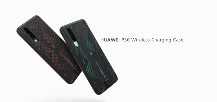 Huawei geeft Huawei P30 draadloos opladen met speciale case