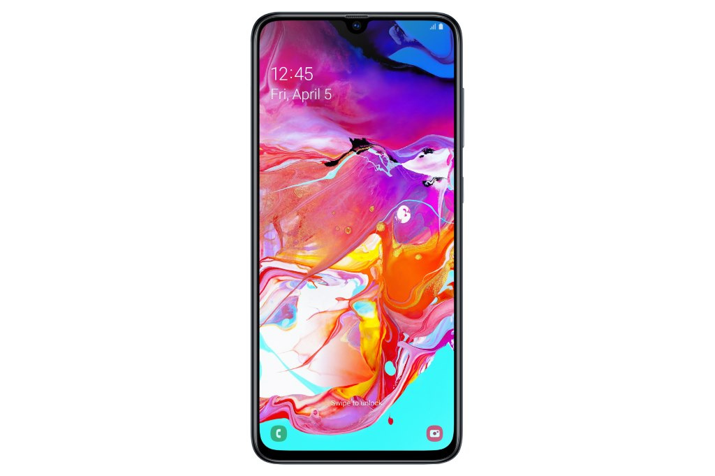 Samsung Galaxy A70 voorkant