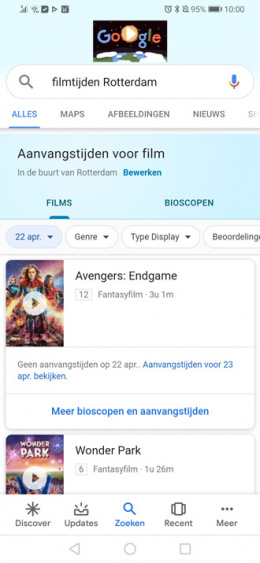 Google Discover film