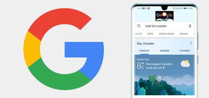 Google ontwikkelt nieuwe weer-widget voor Android