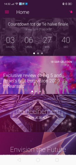 Eurovisie Songfestival app