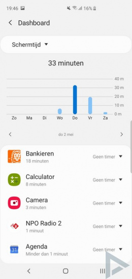 Galaxy S10 digital wellbeing