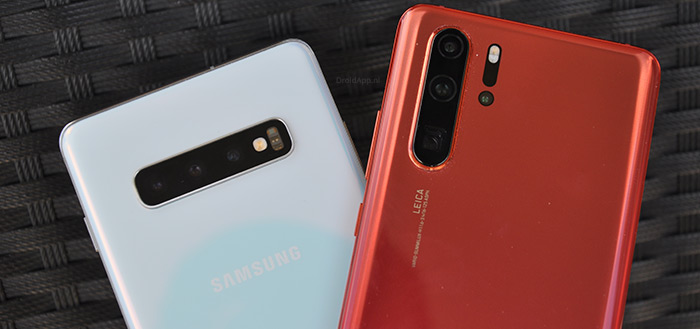 Galaxy S10 Huawei P30 Pro camera header