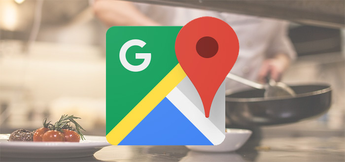 Google Maps restaurant header