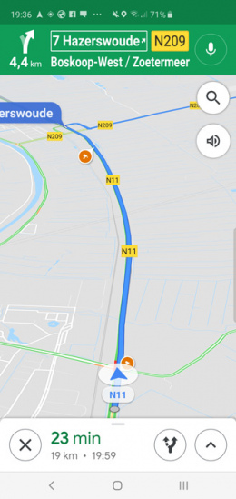 Google Maps snelheidscamera