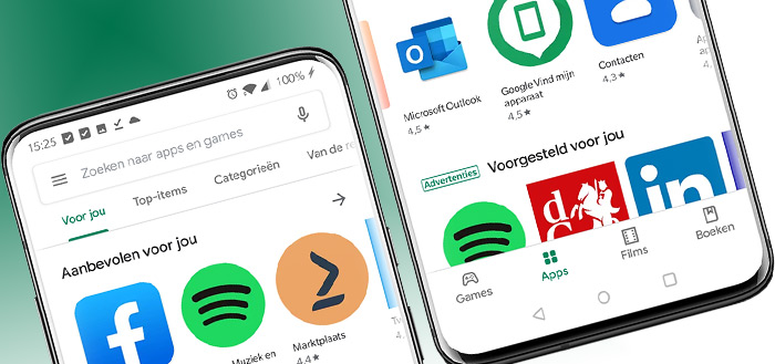Google Play Store: app krijgt compleet nieuw Material theme (screenshots)
