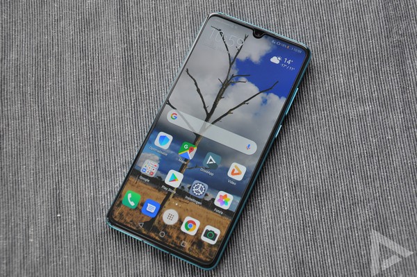 Huawei P30 voorkant design