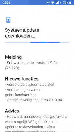 Nokia 5 beveiligingsupdate april 2019