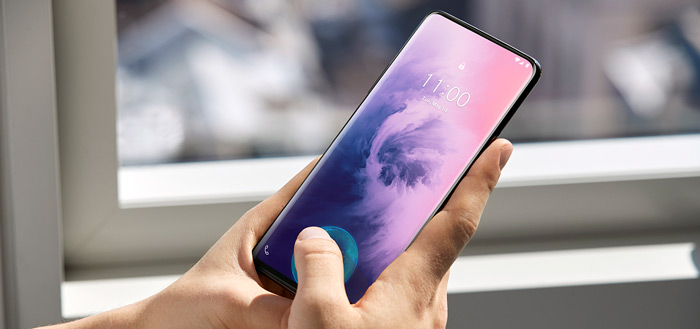 OnePlus 7 Pro vingerafdrukscanner header