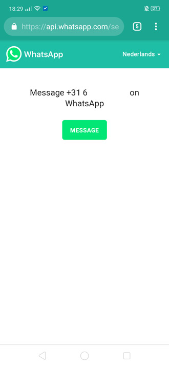 Chat app zonder telefoonnummer