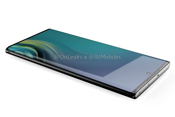 Samsung Galaxy Note 10 render