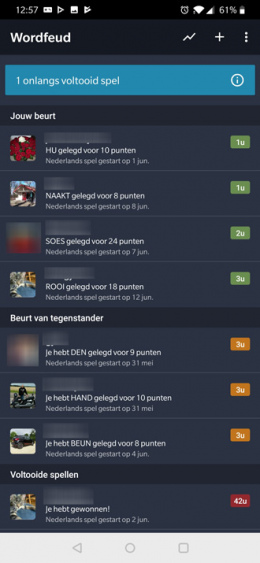 Wordfeud nieuw