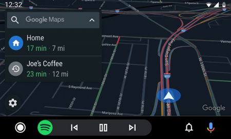 Android Auto navigatie