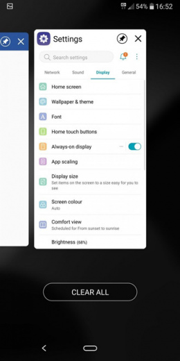 LG G6 Android Pie multitasking beta