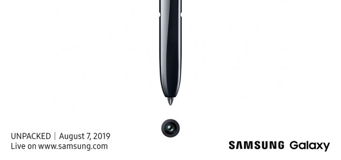 Samsung Galaxy Note 10 teaser header