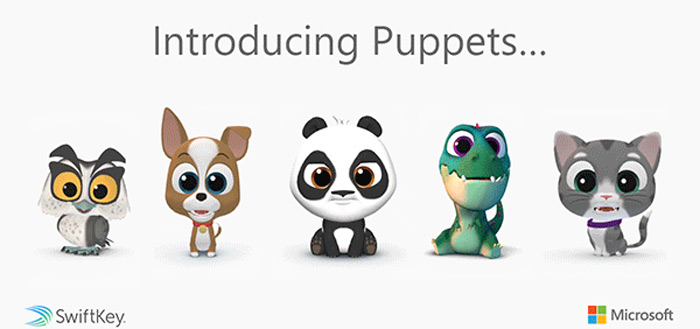 SwiftKey voegt geanimeerde Puppets toe aan toetsenbord-app