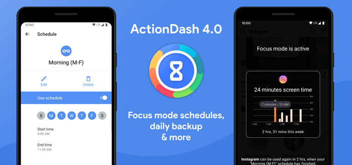 ActionDash 4.0 header